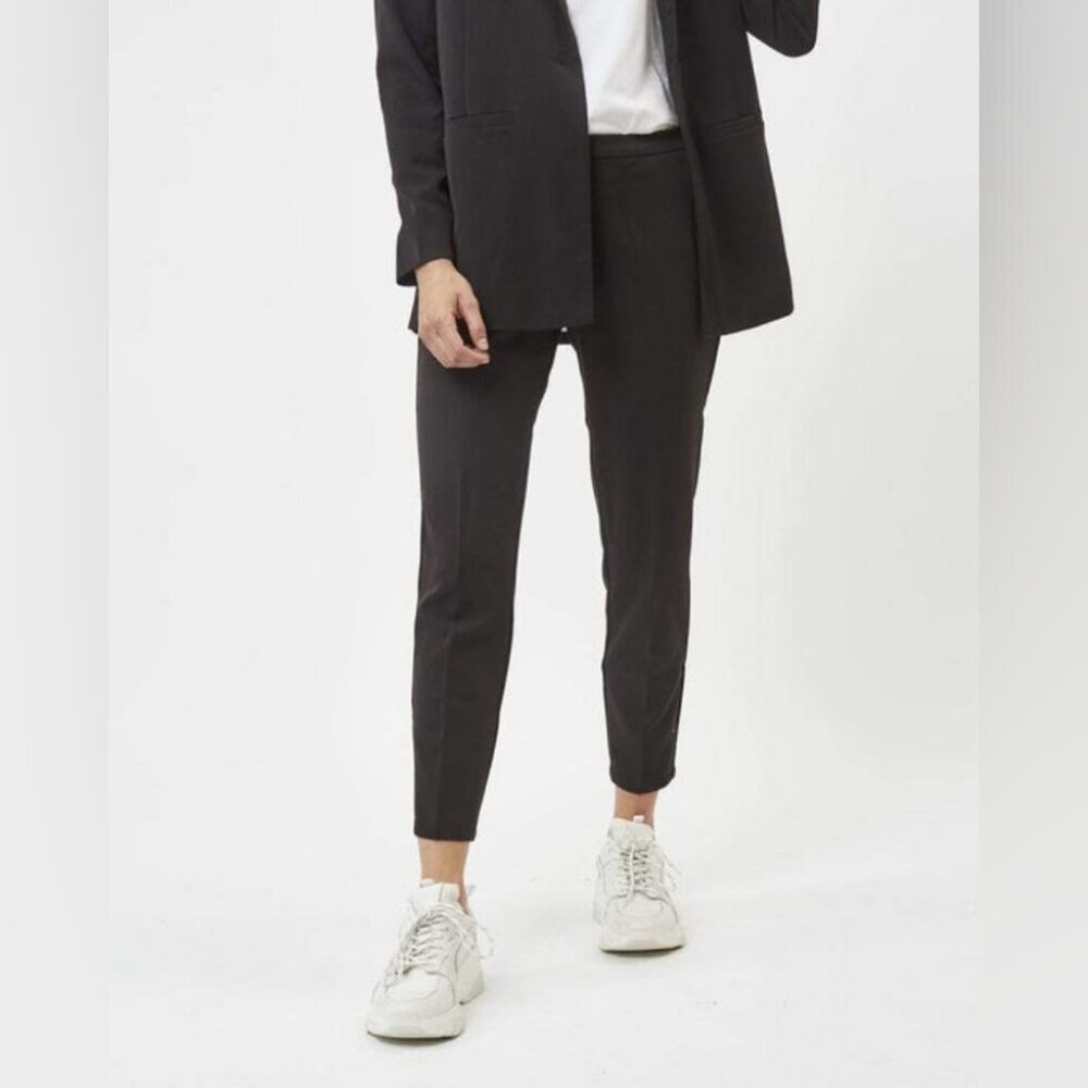 Minimum Halle Pants Grey Tapered Ankle Trouser